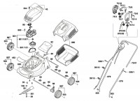 Bosch 3 616 E06 A70 EASITRAK 320 Lawnmower EASITRAK320 Spare Parts